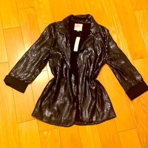 BNWT Black Sequin Blazer